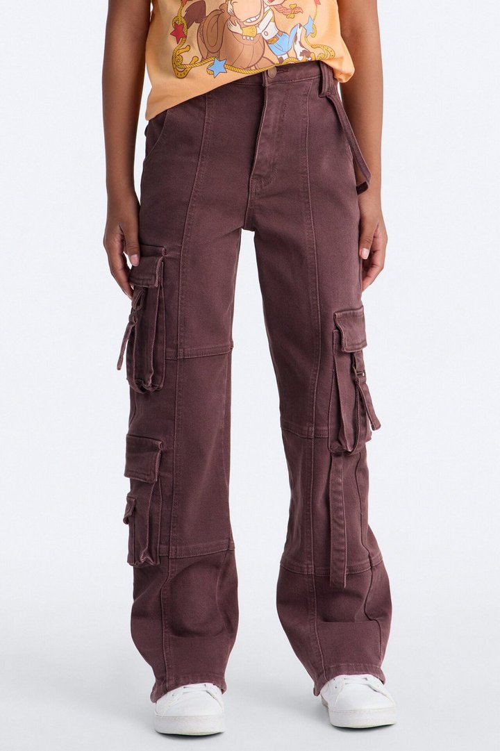 Mini Campbell Cargo Pant - Chocolate