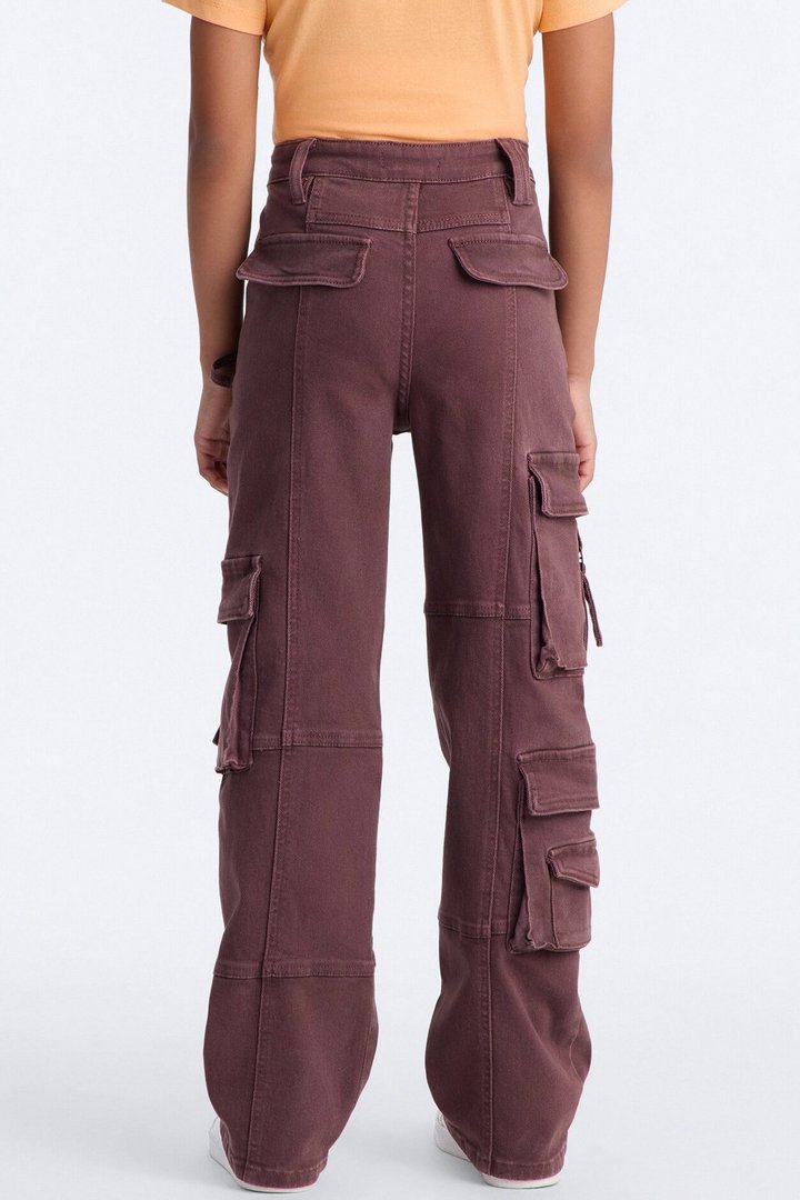 Mini Campbell Cargo Pant - Chocolate