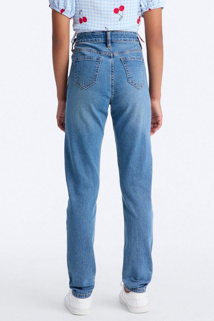 Mini Simple Beauty Stretch Skinny Jeans - Medium Wash