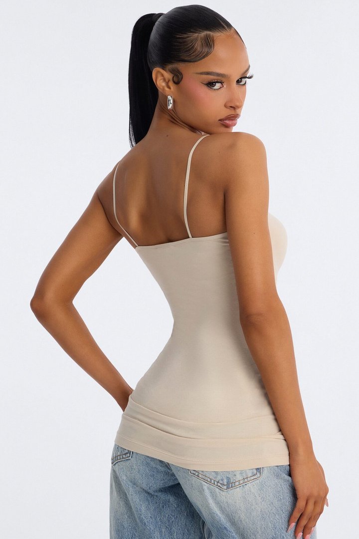 Sara Cami Top - Stone