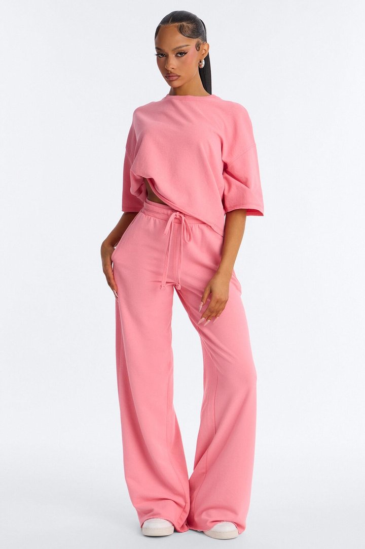 Strollin' Around Pant Set - Bubblegum Pink