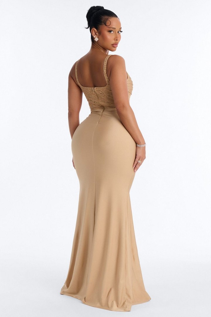 Chateau Hour Gown - Nude