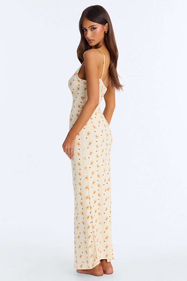 Beary Cuddly PJ Nightgown - Cream