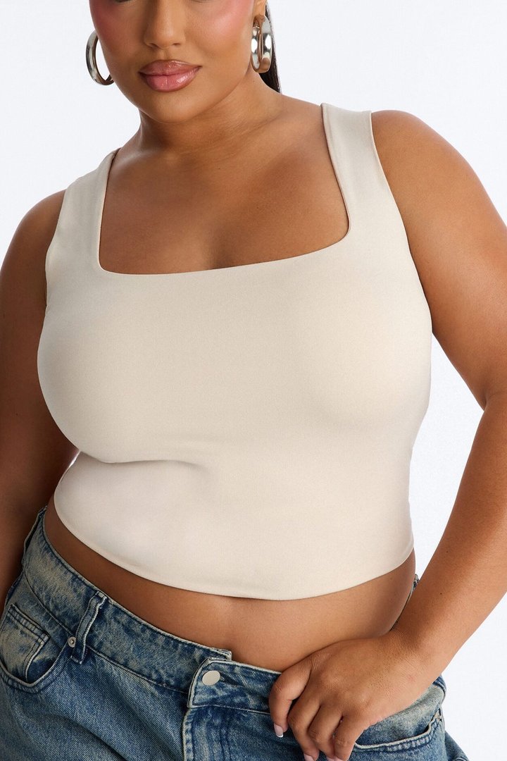 Thalia Tank Top - Stone