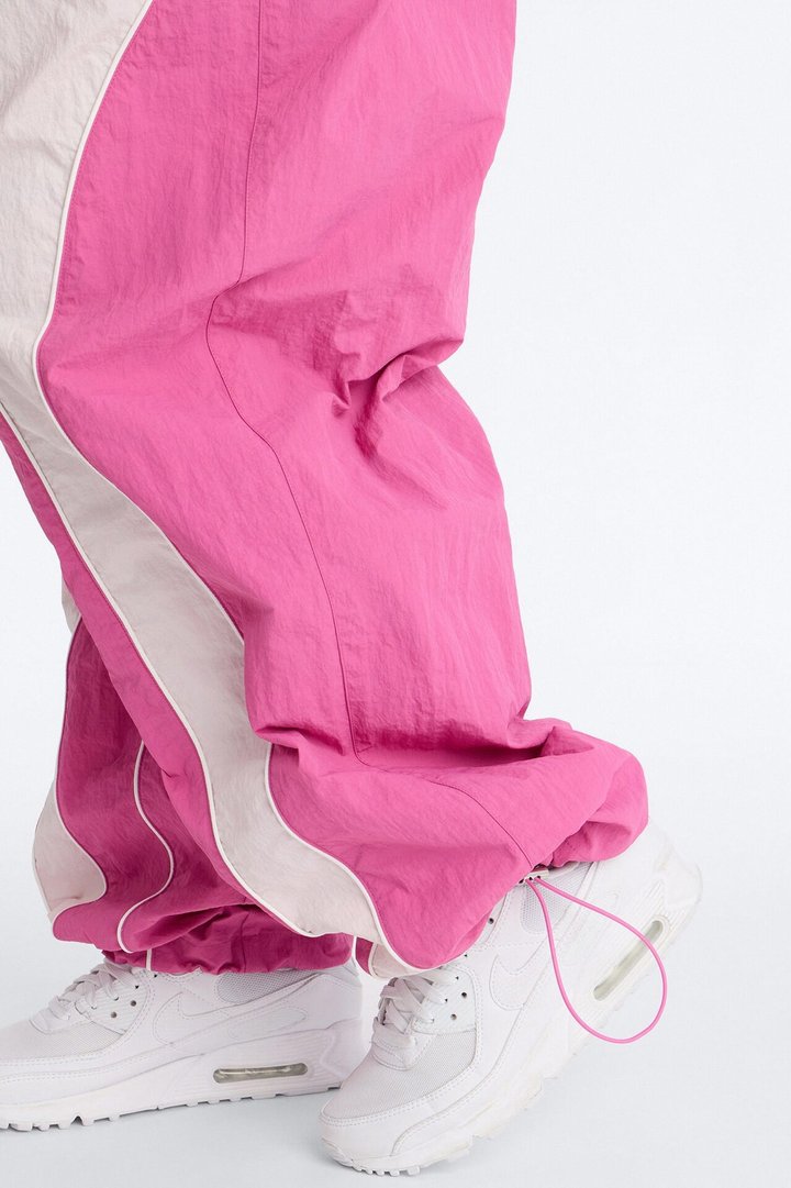 New Era Colorblock Track Pant - Pink/combo