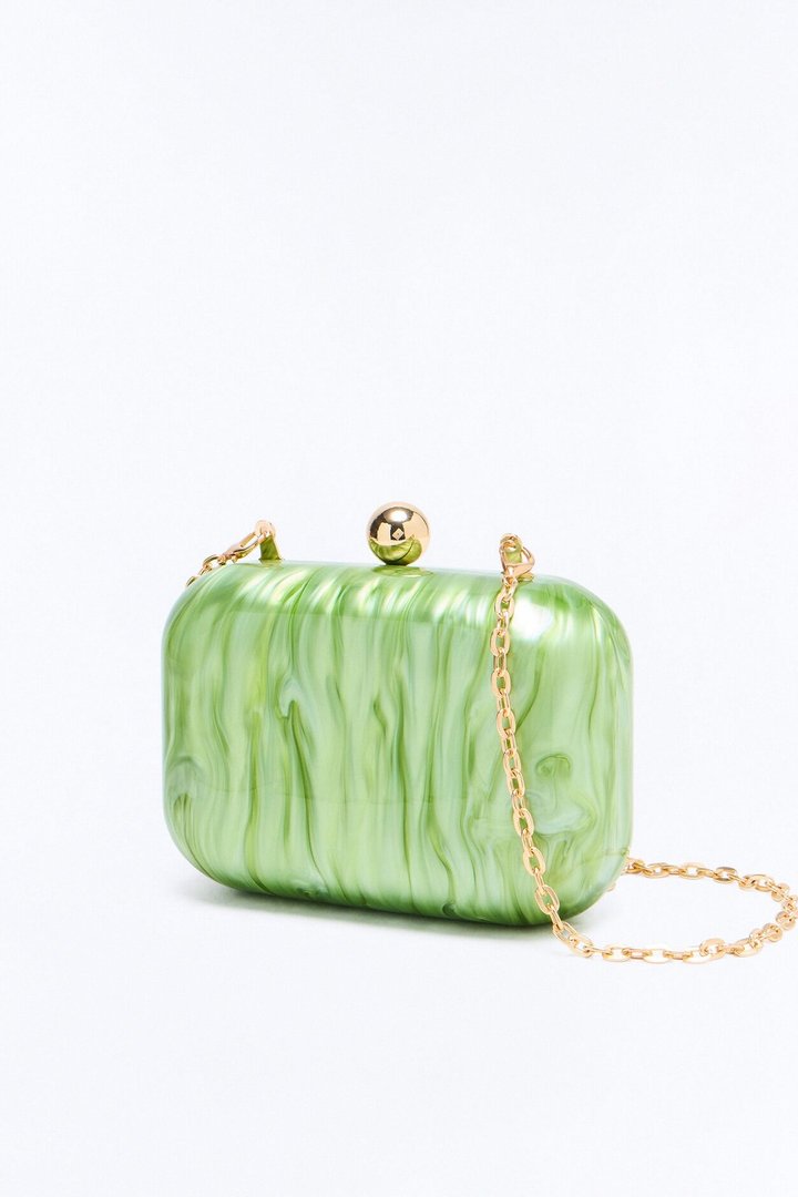 Pastel Waves Clutch - Green