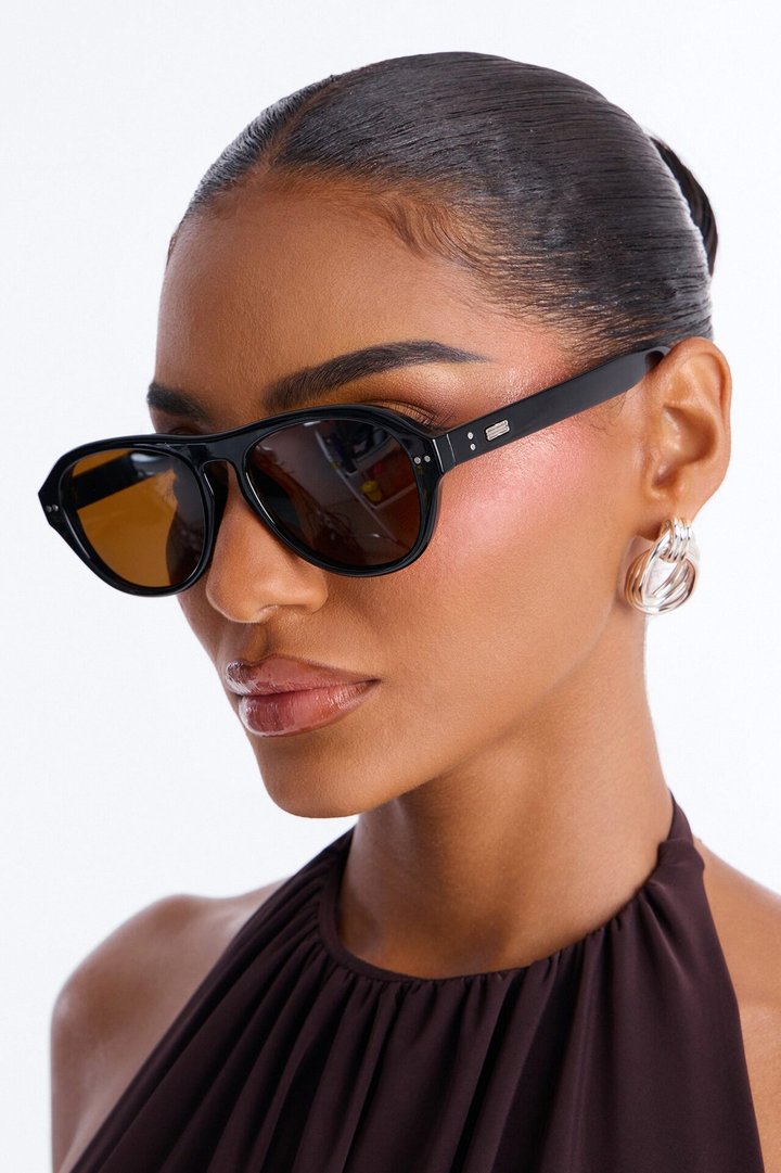 Jet Set Babe Sunglasses - Black/combo