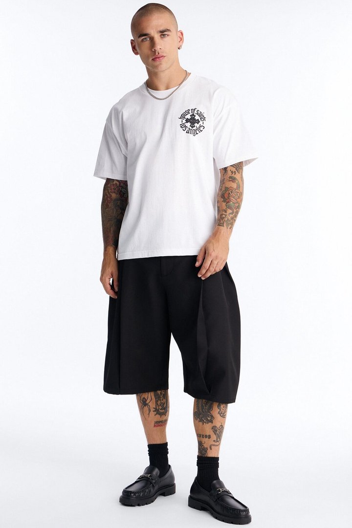 House Of Saints Boxy Short Sleeve Tee - White