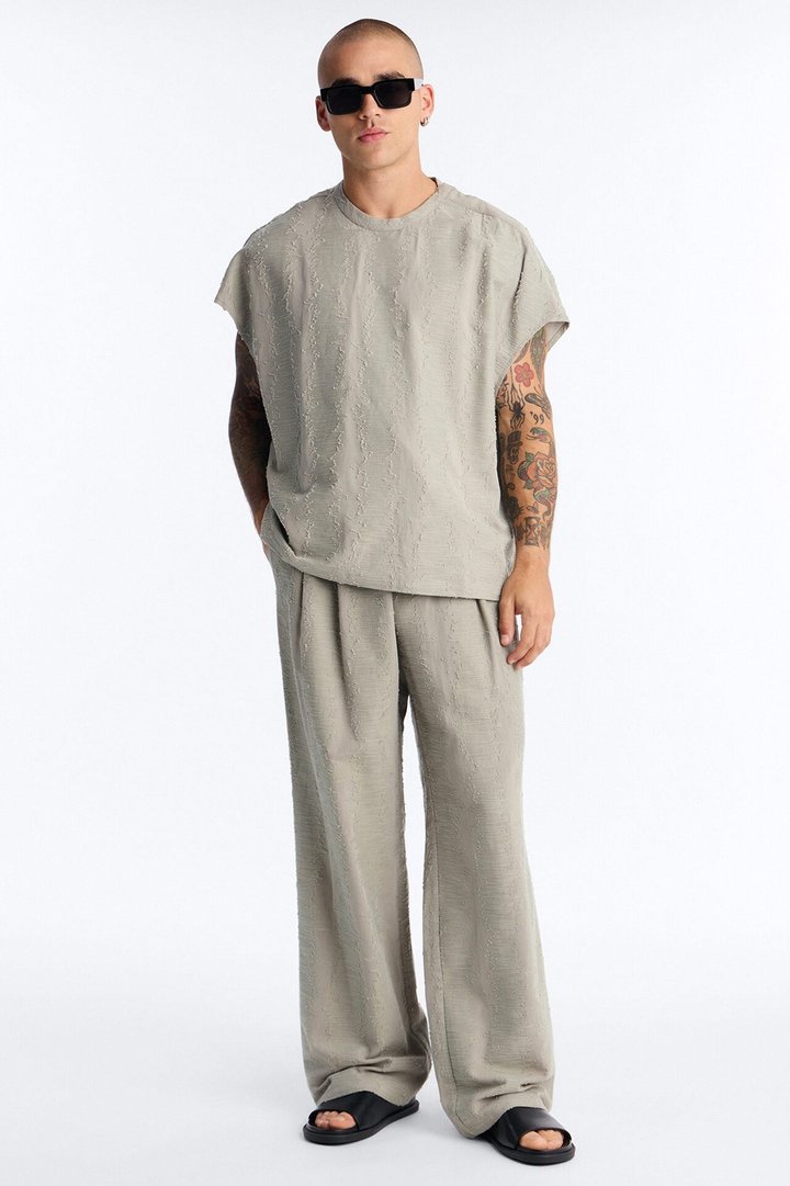 Relaxed Sands Of Time Sleeveless Tee - Sage