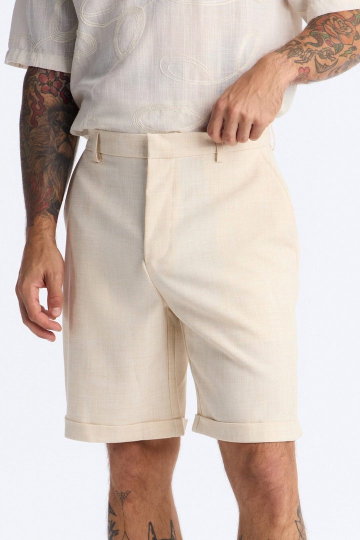 Sorrento Relaxed Trouser Short - Tan