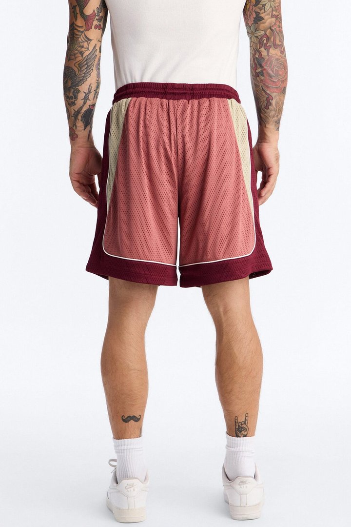 Marcello Relaxed Mesh Short - Pink/combo