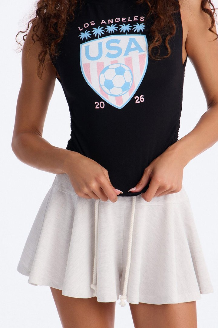 USA Soccer Los Angeles Cinched Side Tank - Black