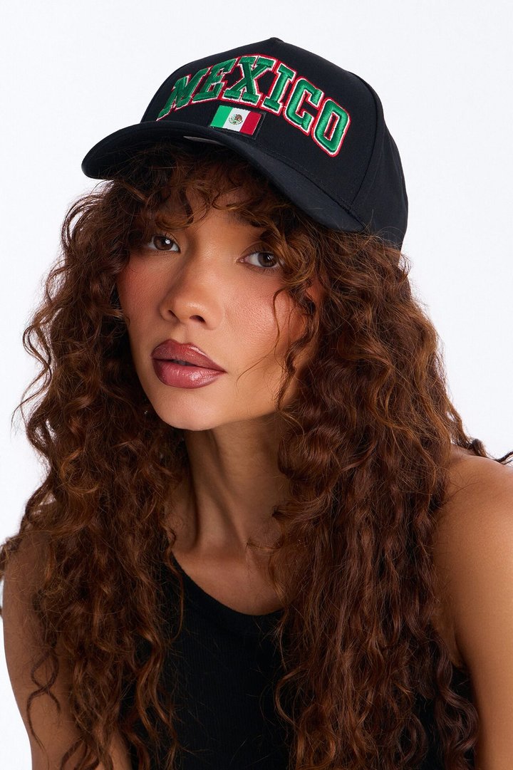 Mexico Love Baseball Hat - Black/combo