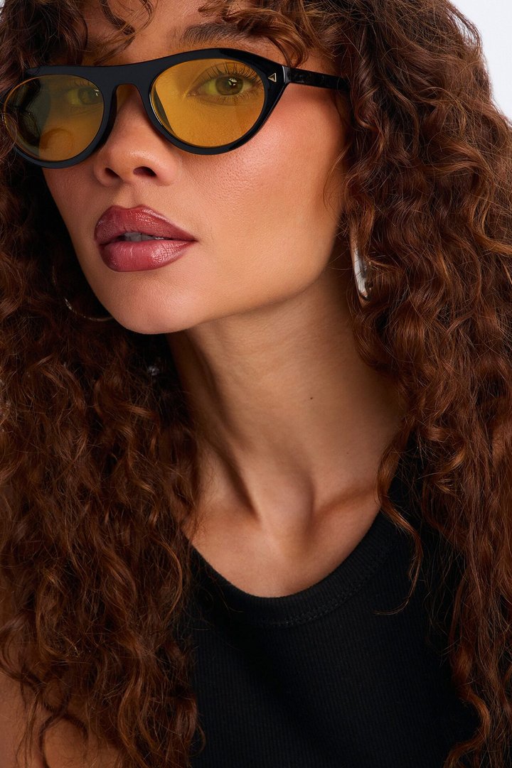 Silk Altitude Sunglasses - Black/Yellow