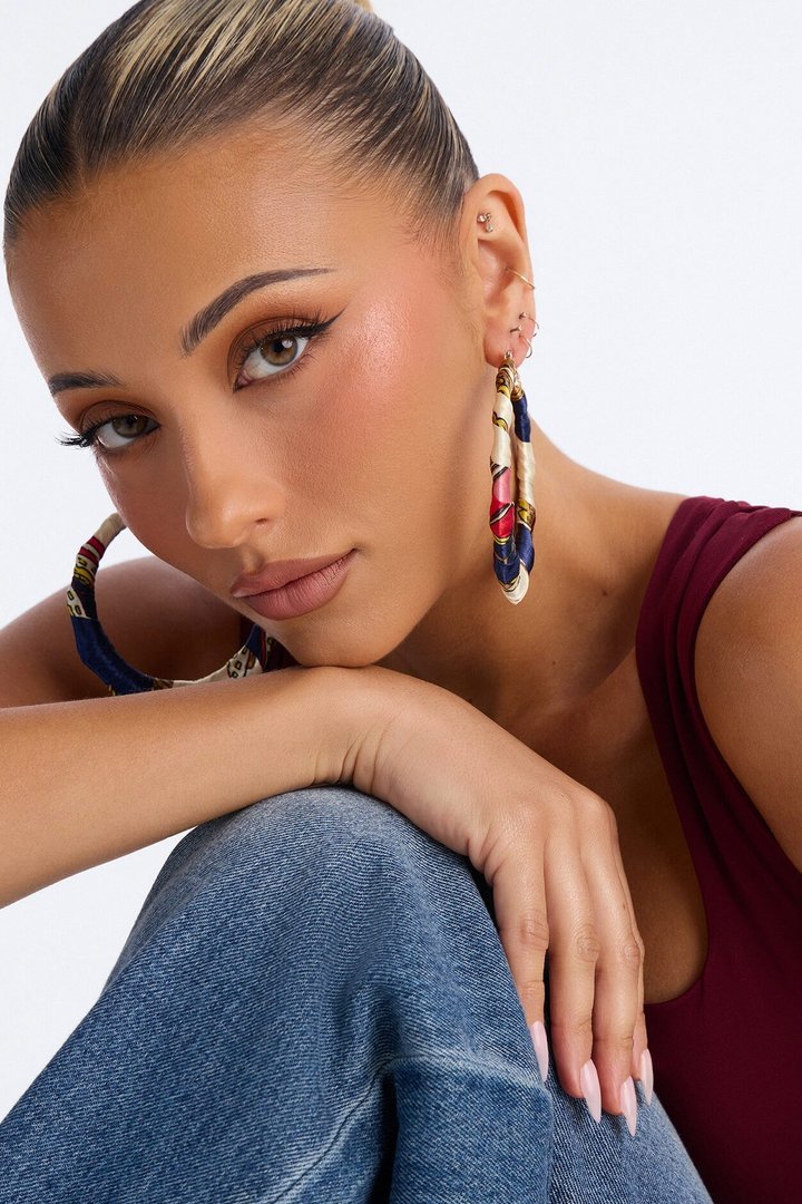 Coastal Hoop Earrings - Multi Color