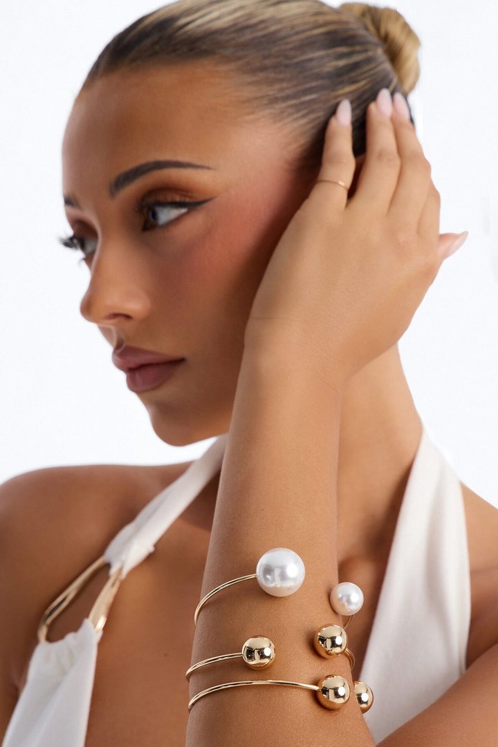 Ari 2 Piece Bracelet Set - Gold/combo