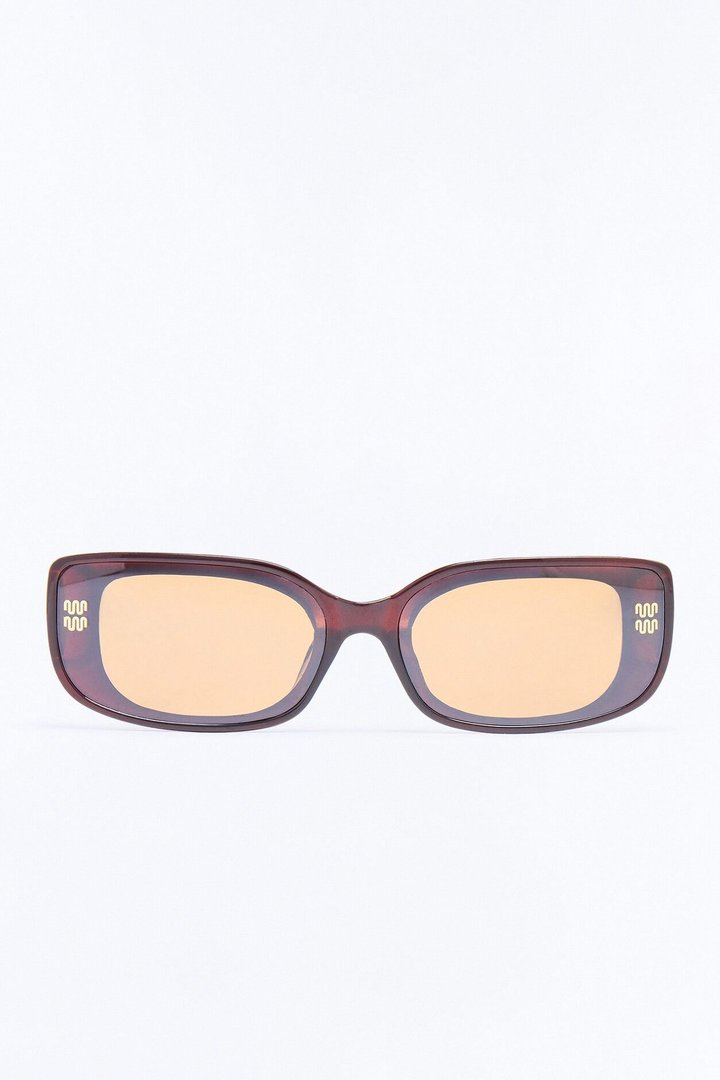 Catch Me If You Can Square Sunglasses - Brown