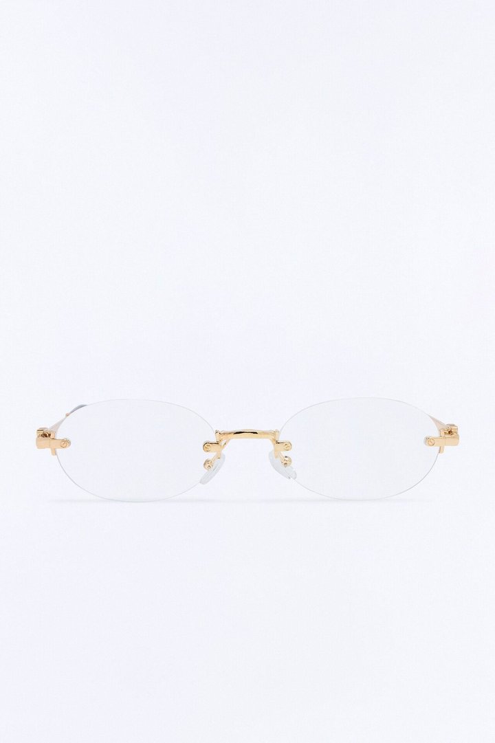 Silent Orbit Circular Sunglasses - Gold