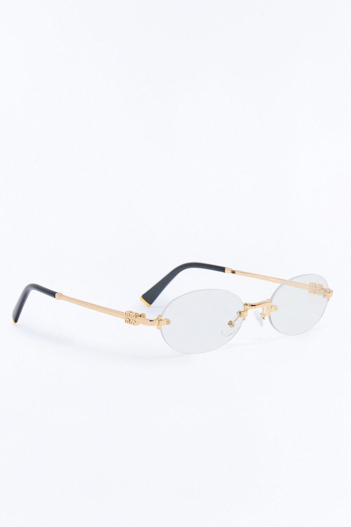 Silent Orbit Circular Sunglasses - Gold
