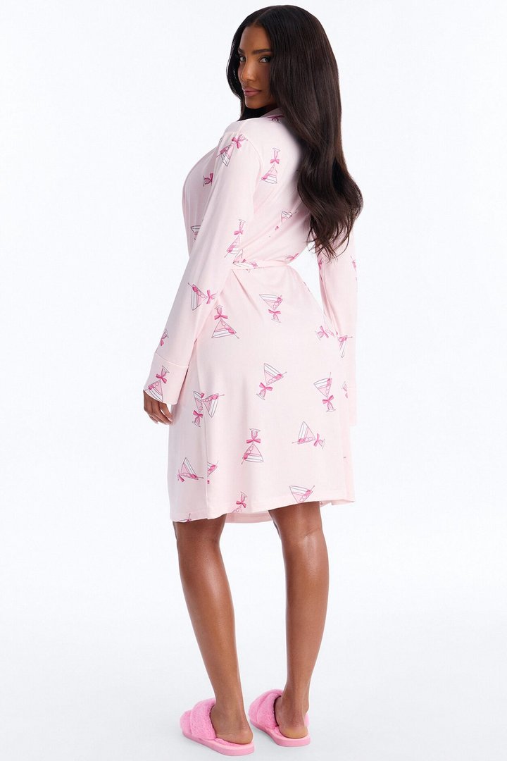Drift Away PJ Robe - Light Pink