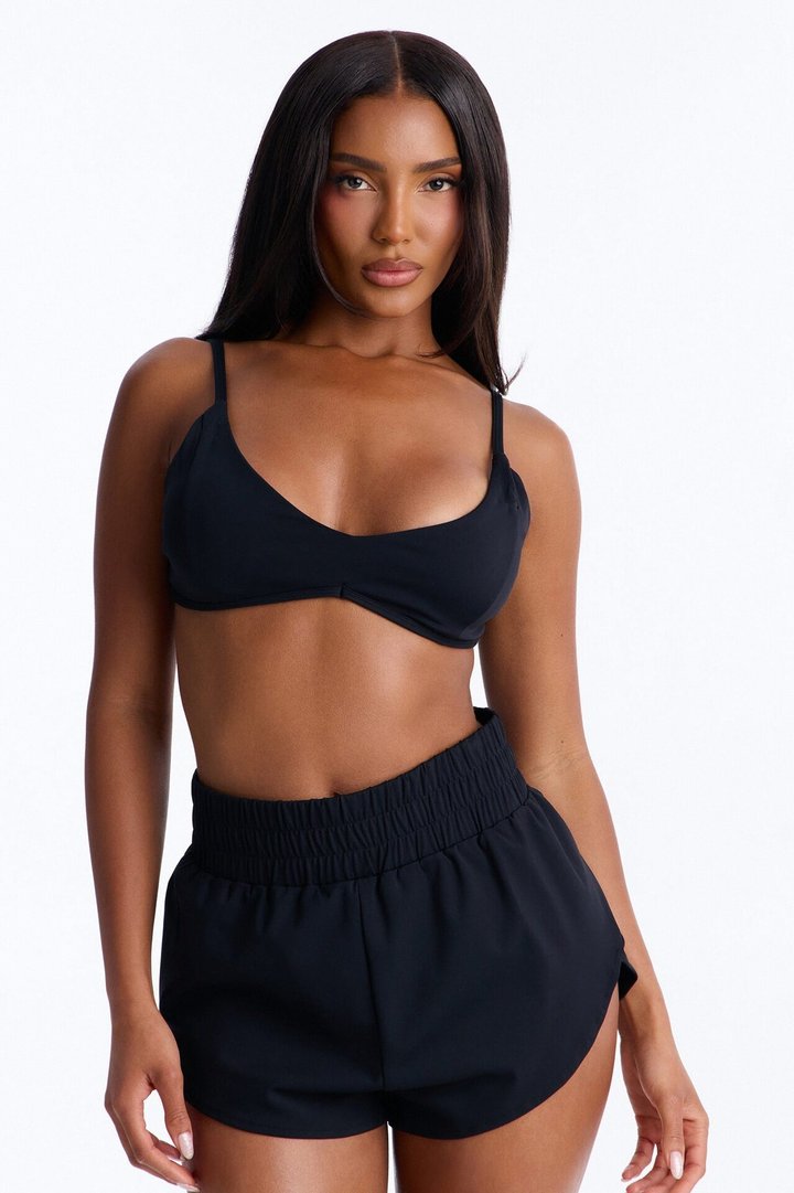 Pilates Princess 3 Piece Short Set - Black
