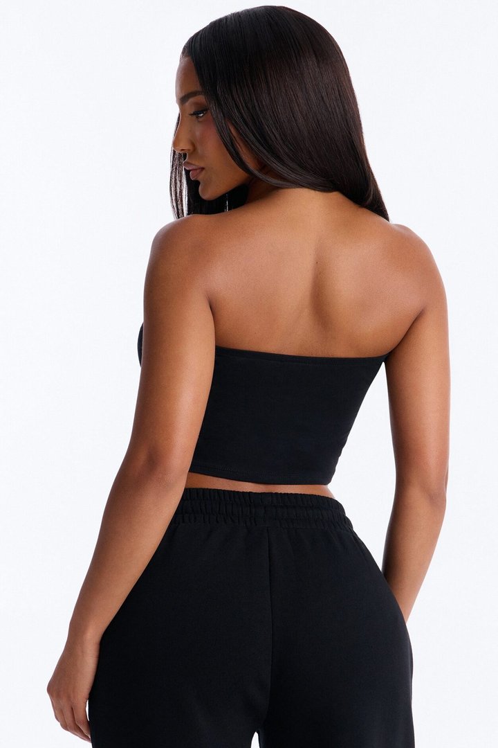 Von Dutch Western Tube Top - Black