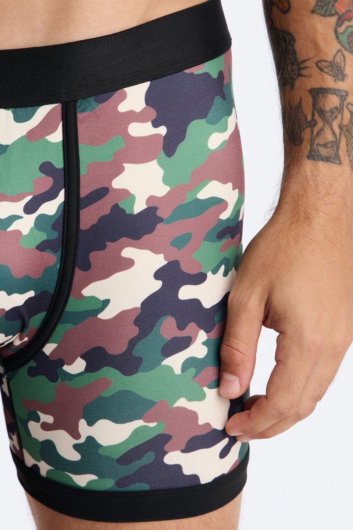 FN Boxer Multi Camo Brief 3 Pack - Camouflage