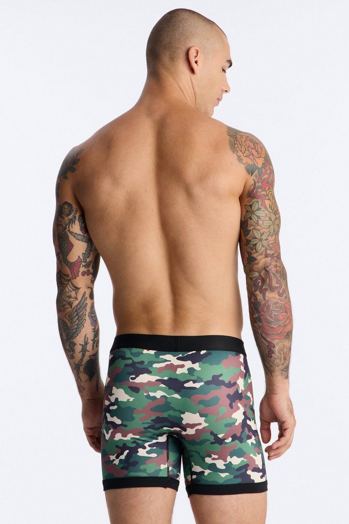 FN Boxer Multi Camo Brief 3 Pack - Camouflage