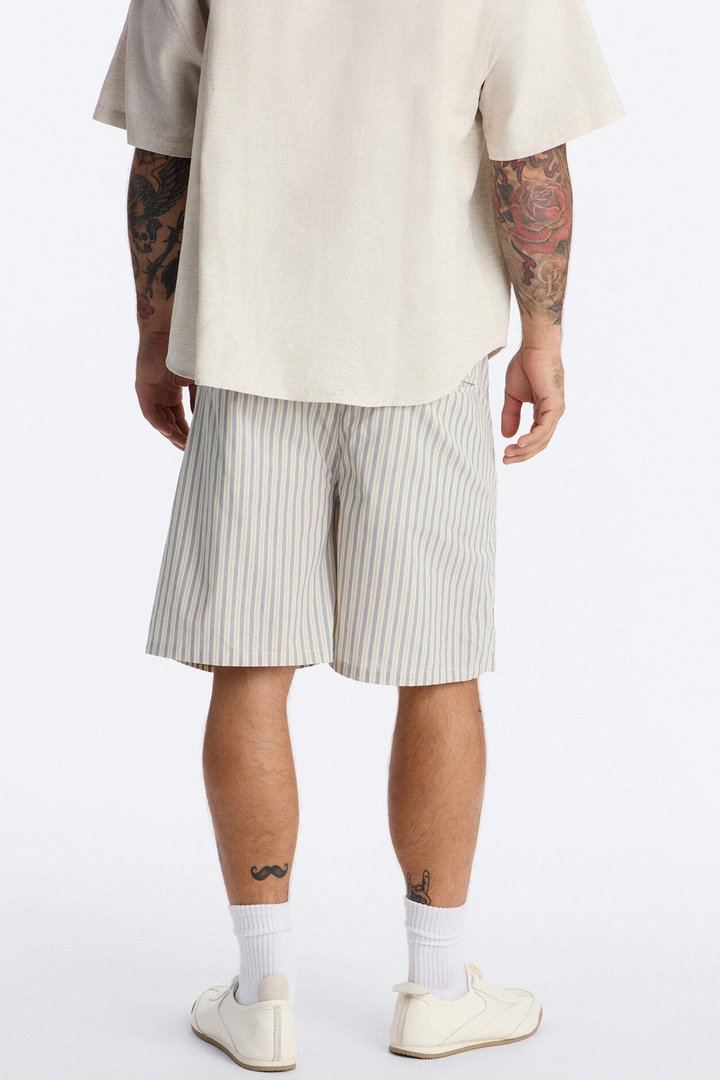 Haru Fade Stripe Short - White/combo