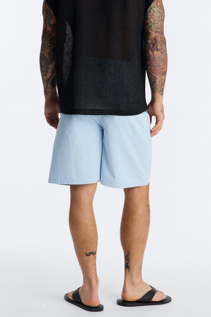 Haru Fade Stripe Short - Light Blue