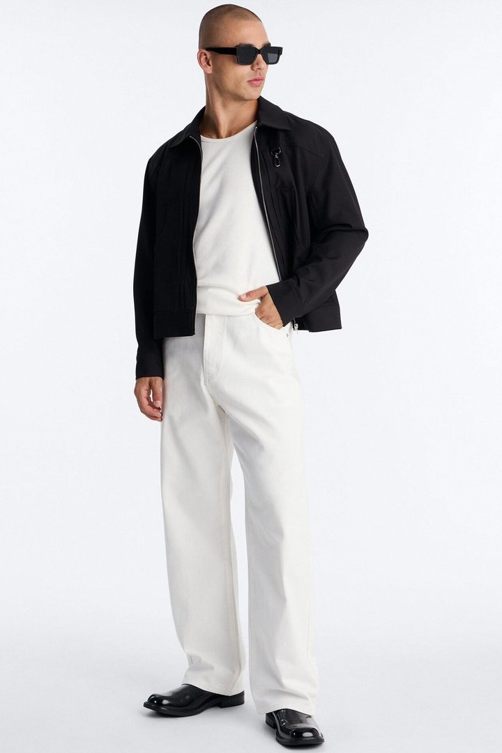 The Staple Baggy Jean - White