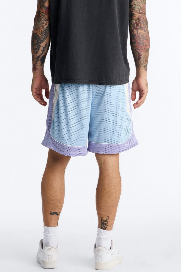 Marcello Relaxed Mesh Short - Purple/combo