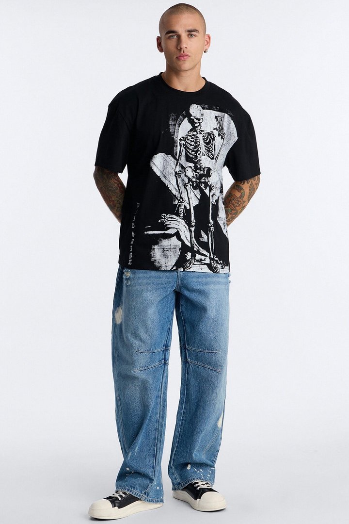 Dead Saint Oversized Short Sleeve Tee - Black