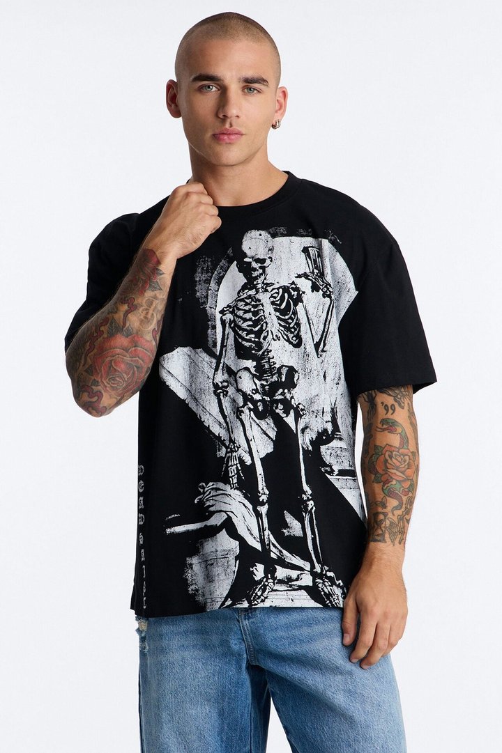 Dead Saint Oversized Short Sleeve Tee - Black