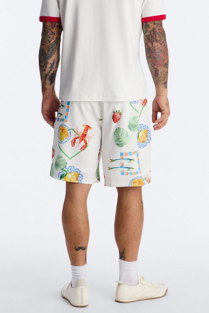 Relaxed Solaire Peel Short - White/combo