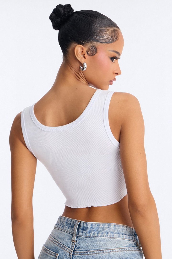 Whiskey Social Club Tank Top - White