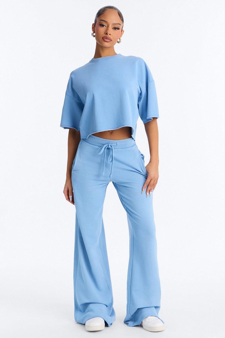 Strollin' Around Pant Set - Light Blue