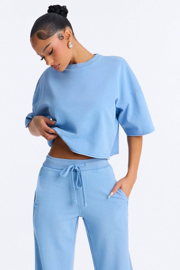 Strollin' Around Pant Set - Light Blue