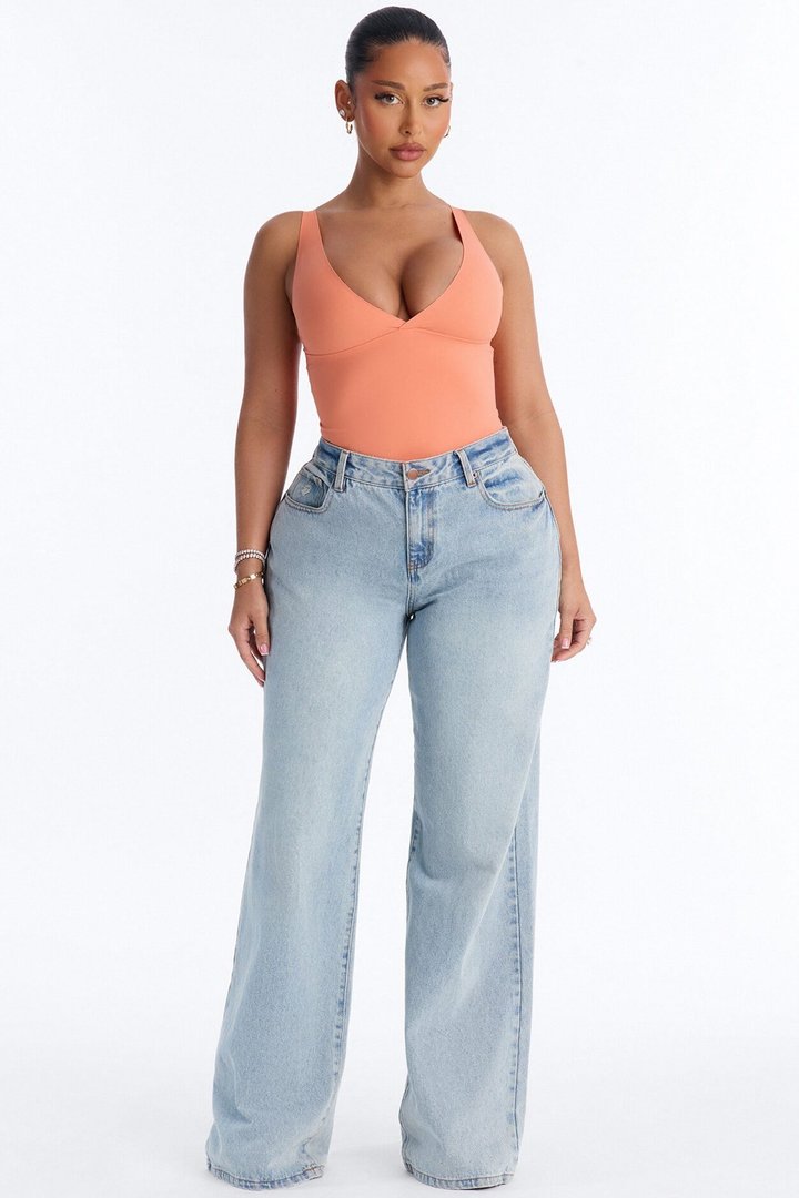 Yara Seamless Bodysuit - Orange