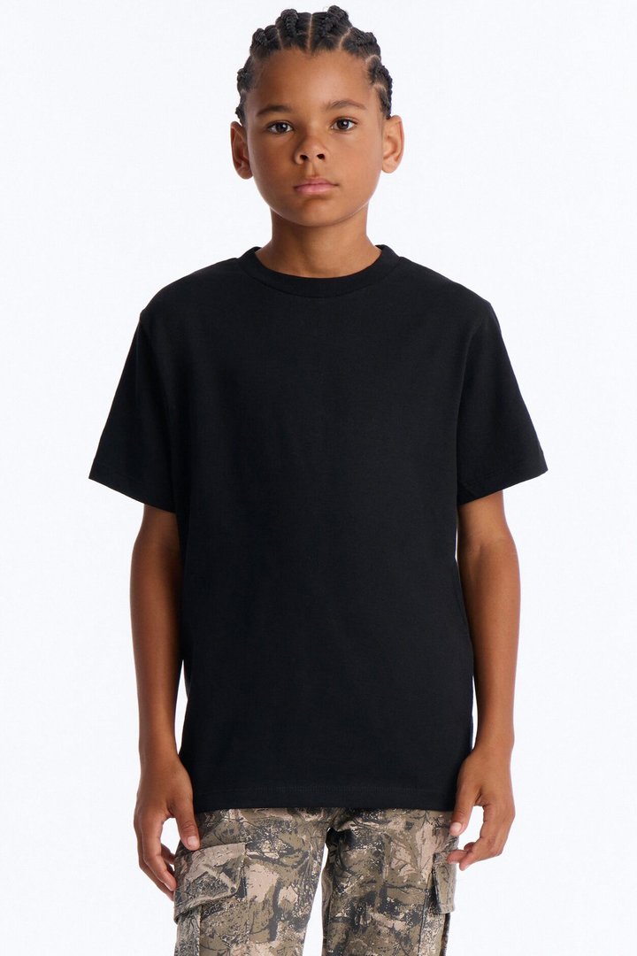 Mini Just The Right Time Short Sleeve Tee - Black
