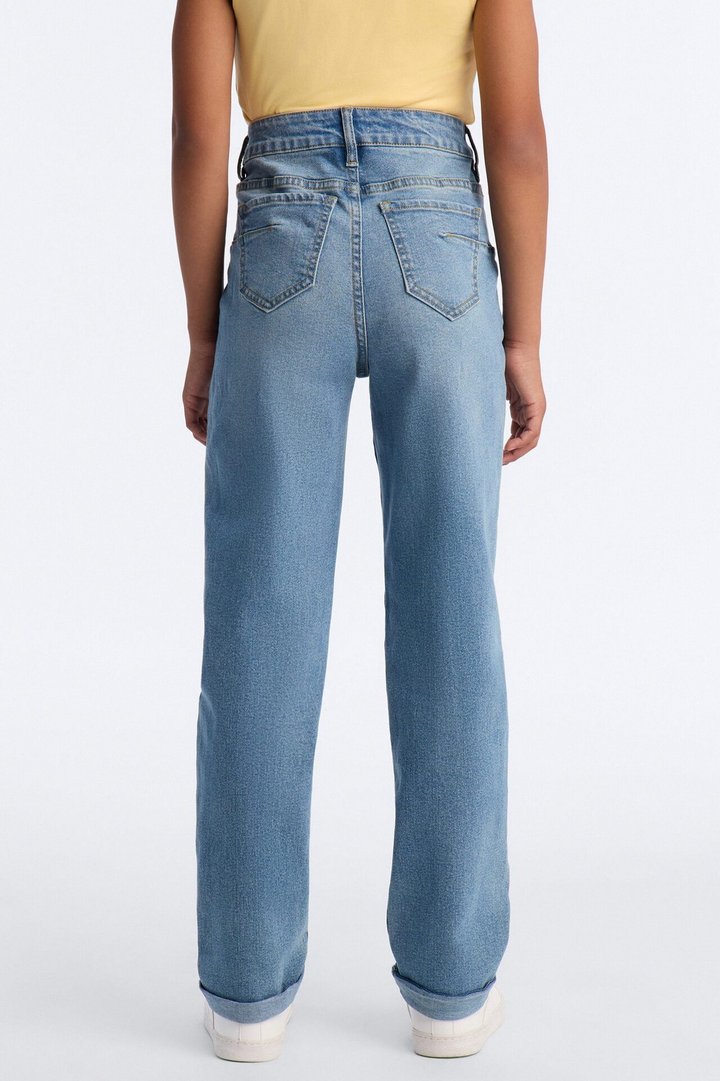 Mini Clara Straight Leg Jean - Medium Wash