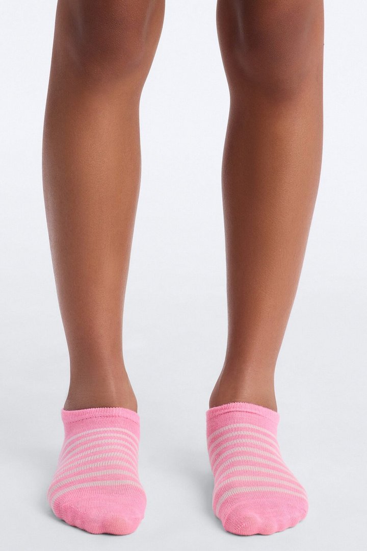 Mini Stitch and Friends No Show Socks 10 Pack - Blue/combo