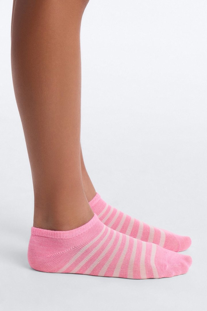 Mini Stitch and Friends No Show Socks 10 Pack - Blue/combo
