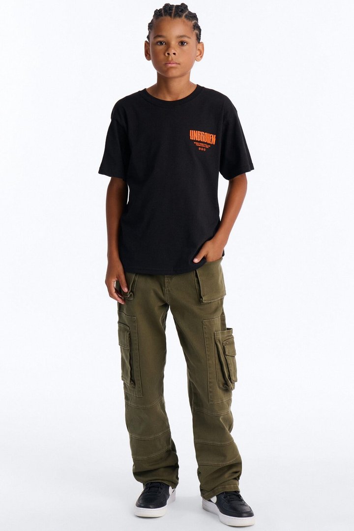 Mini Unbroken And Free Short Sleeve Tee - Black