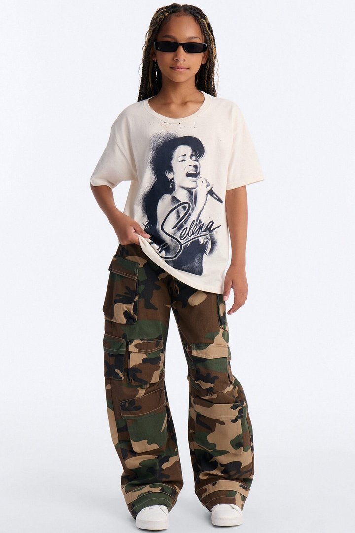 Mini Selena Short Sleeve Tee - Sand
