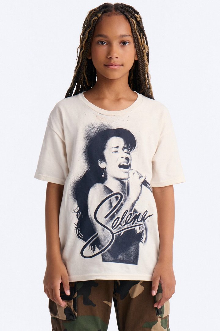 Mini Selena Short Sleeve Tee - Sand