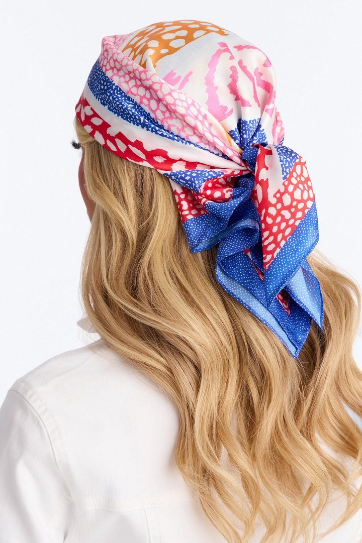 Different Breed Head Scarf - Pink/combo