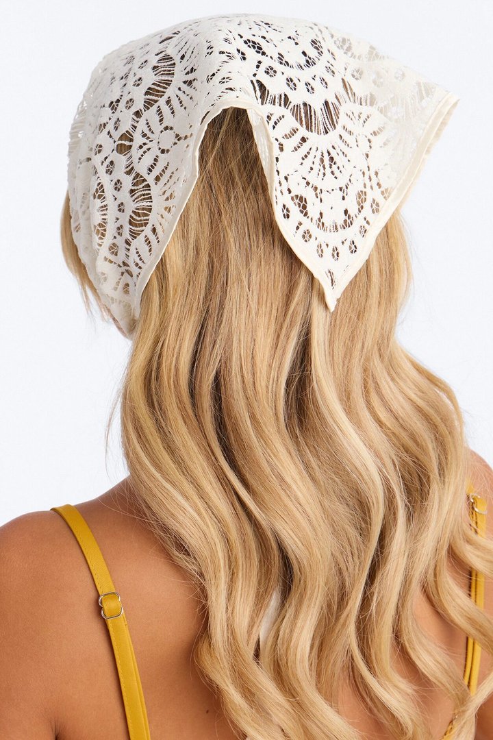Windy Summer Days Head Wrap - Ivory