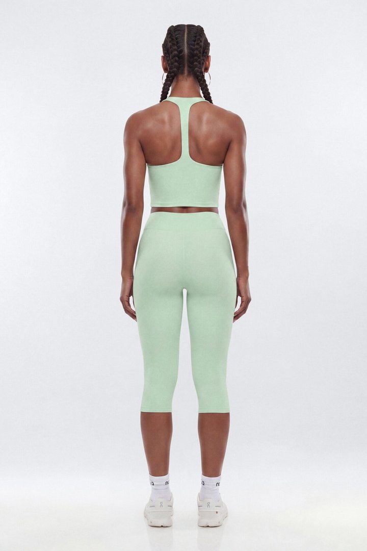 ButterSoft 15″ Low Rise Capri Legging - Cool Mint