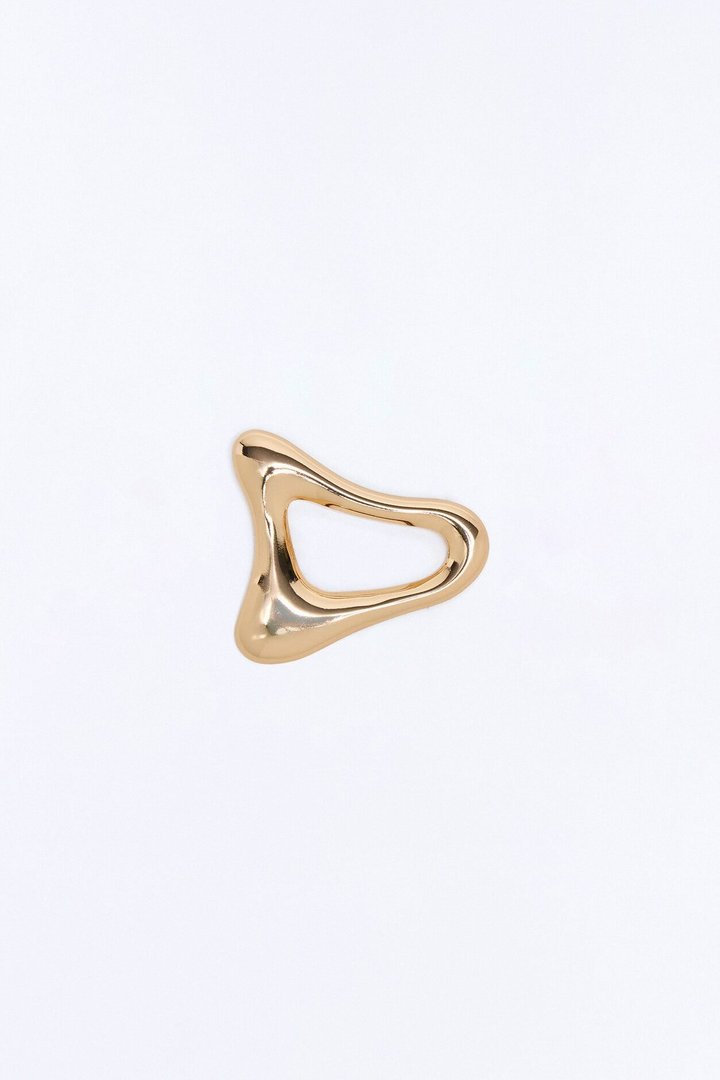 Lucia Hardware Brooch - Gold